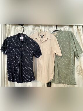 Men’s Button-Up Shirt Bundle - 100% Cotton